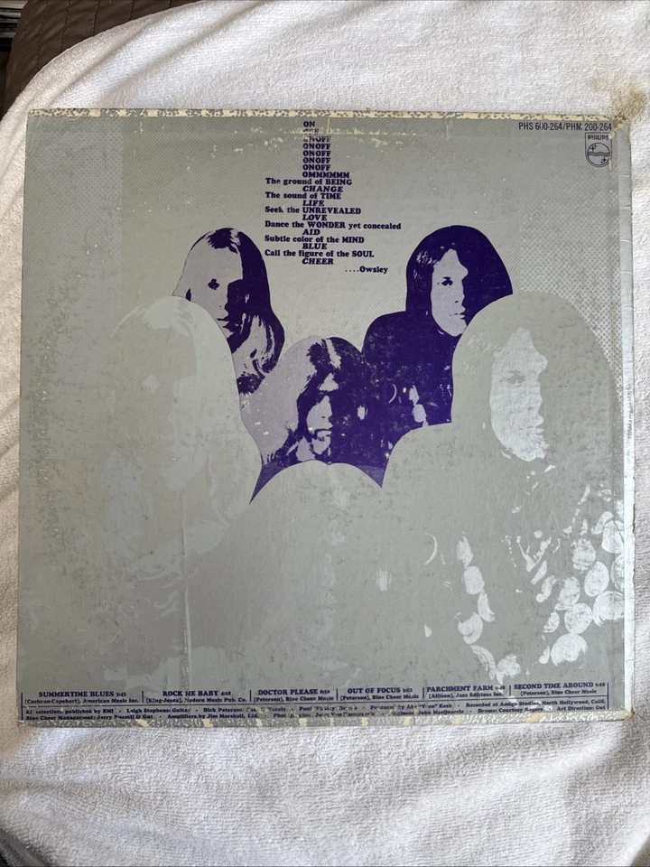 **Embossed OG Cover** BLUE CHEER Vincebus Eruptum PHILIPS (PHS-600-264) 1968 NM - Image 2 of 4