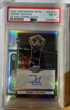 Jeremy Sochan 2022 Optic Contenders PSA 8 RC Autograph Up And Coming Auto Rookie