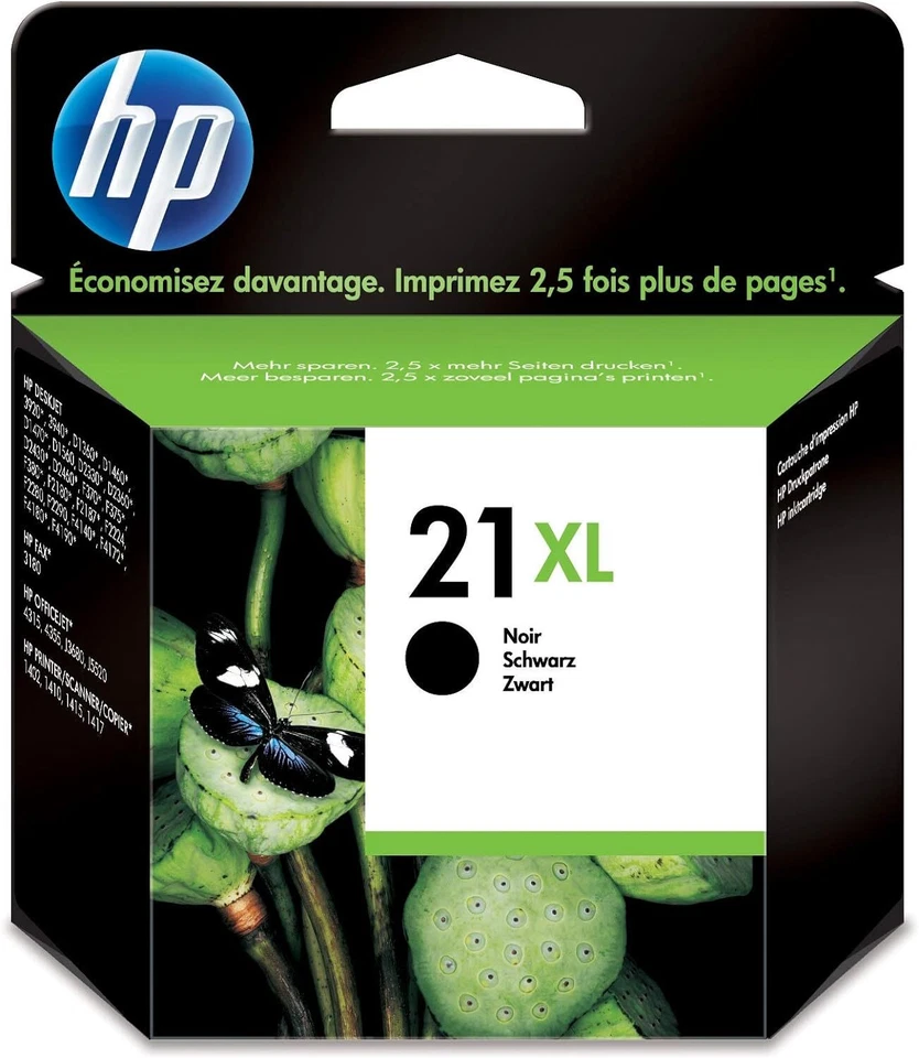 HP 21XL cartouche d'encre Noire authentique C9351C (TVA incluse) - Photo 1/1