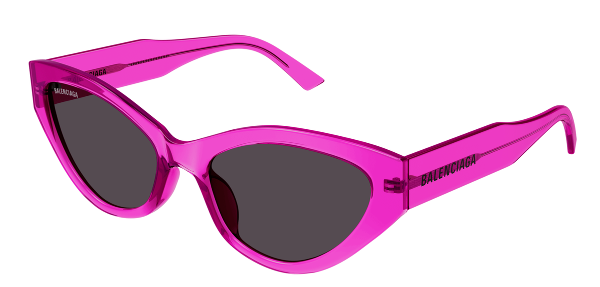 サングラス BALENCIAGA Woman Sunglasses Fuchsia BB0321S 011 Balenciaga BB0321S Sunglasses Oval Frame Women Fuchsia – Bluefly