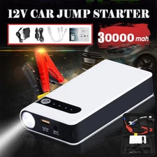 30000mAh Portable Car Jump Starter Booster Jumper Box Power Bank Battery Charger