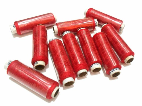 Traditional Sewing Thread Color Red Each 800 Meter 20 Pcs | eBay