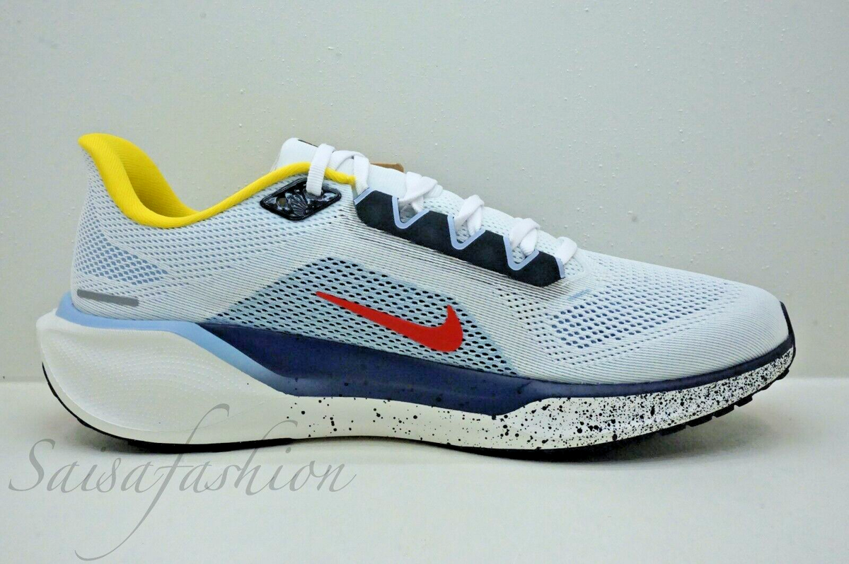 Nike Air Zoom Pegasus 41 White Red Blue HJ9068 100 Men's Size 12