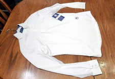 Essex Classics, long sleeve show shirt, white, XL, MSRP $148