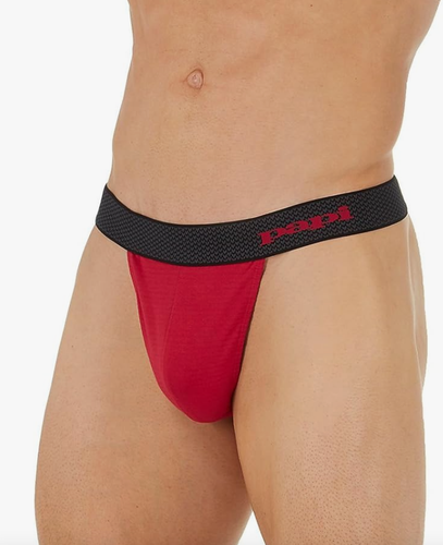 PAPI Mens Red Thong Cotton Spandex String Underwear sz M #101 - Picture 8 of 14
