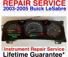 2002-05 Repair Service BUICK LESABRE Speedometer Instrument Gauge Cluster 02 03