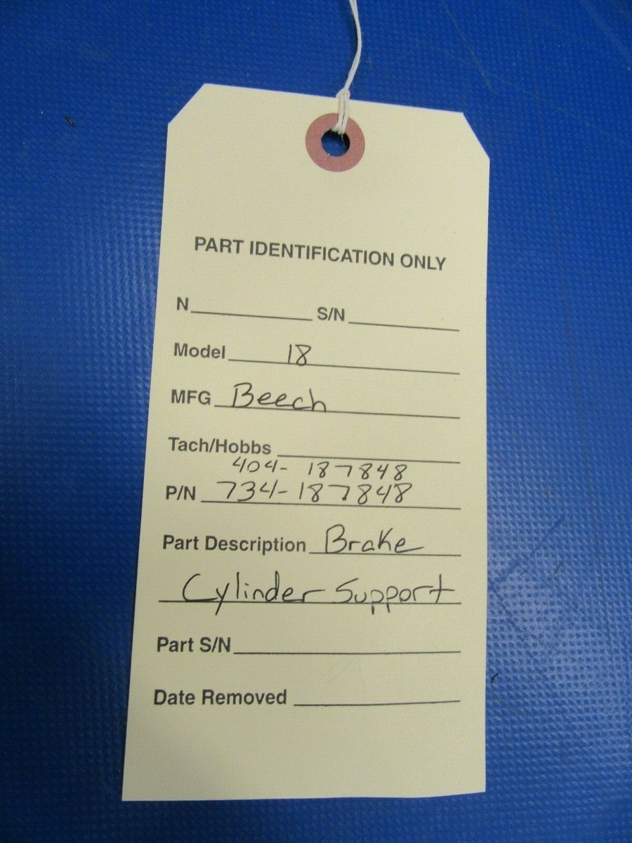 Beech 18 Brake Cylinder Support P/N 734-187848, 404-187848