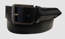  78 Frye Men's Black Weston Flat Panel Leather Belt Size 40