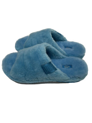 Neon Blue Ugg Fluff Yeah Blue Slipper Uggs NEW UGG Mens/Womens - Main Image