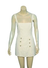 Urban Outfitters Daley Corduroy Skort XS 2 Romper Women Casual Linen NEW 22768