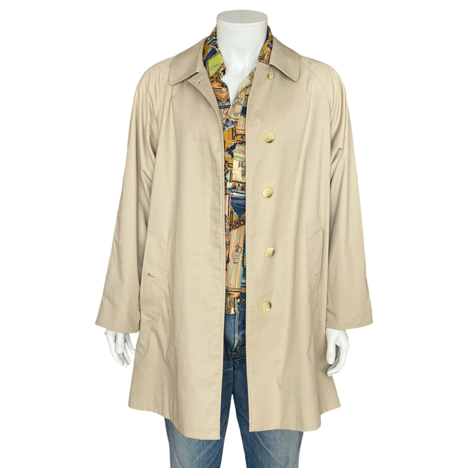 Size 14 Reg women EU Burberry Coat Made in England