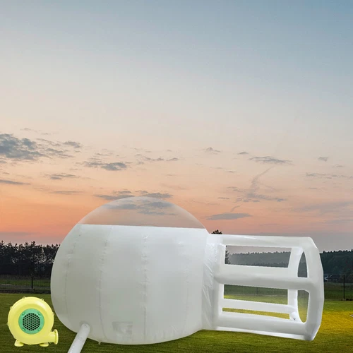 Inflatable Bubble Camping Tent Outdoor Tunnel Clear Top Garden Transparent Dome