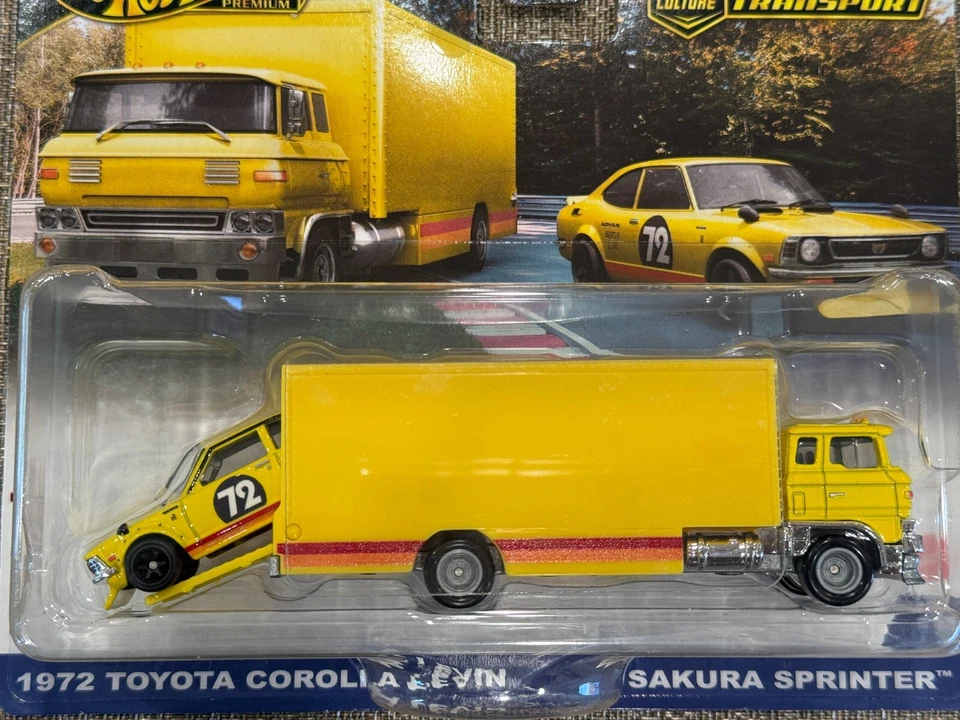 2025 Hot Wheels Team Transport #75 1972 Toyota Corolla Levin Sakura Sprinter - Image 4 of 4