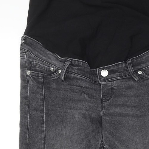 H&M Womens Black Polyester Blend Skinny Jeans Size 10 - Picture 6 of 10