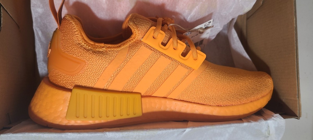 adidas gazelle silver green womens Men's Adidas HU Pharrell NMD Orange Trainers