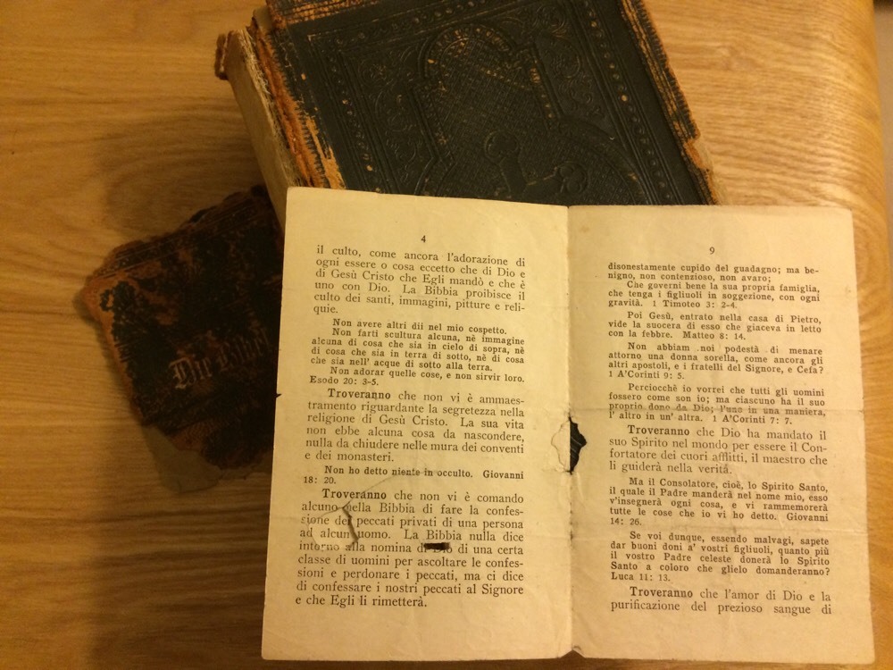 ANTIQUE HOLY BIBLE DIE BIBEL GERMAN TRANSLATION AFTER DR. MARTIN