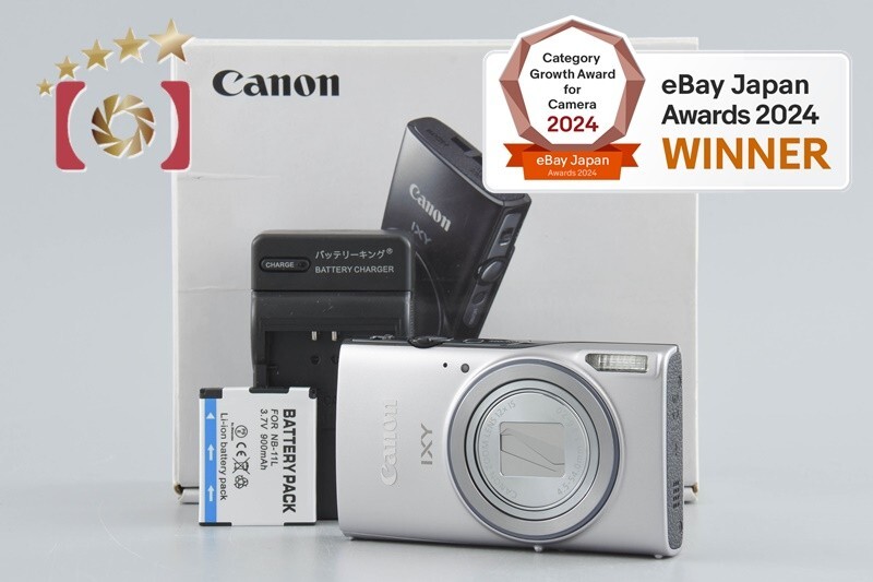 Canon IXY 640 Silver 20.2 MP Digital Camera w/ Box [Very
