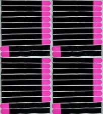 40x Cable Hook and Loop Hook and Loop Tape 500 x 50mm Neon Pink Eyelet Hook and Loop Cable Ties Hook and Loop