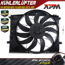 Fan Cooler Fan Engine Cooling For Mercedes-Benz S-Class W220 C215 SL R230