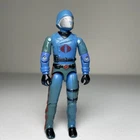 Vintage 1982-3 GI Joe Blue Cobra Commander Enemy Action Figure Hasbro Hong Kong