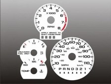 White Face Gauges For 1995-1999 Chevrolet Cavalier Z24 Automatic