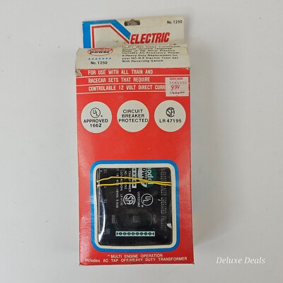 Vintage Model Power Electric Power Controller Transformer for trains, cars
