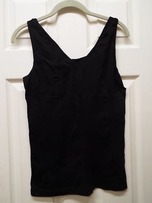 Camice Donna Tank Modellante Yummie Tummie Con Scollo Reversibile - Nero, Taglia L/XL, Nuovo Senza Confezione Camicia Da Notte Donna - Foto 8