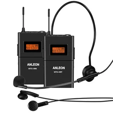 anleon 915mhz Tour Guide Wireless System Church System 1 Transmitter 1Receiver