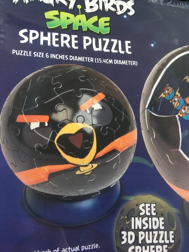 ANGRY BIRDS SPACE Esfera 3D Puzzle - 52 Piezas - Rovio Entertainment - Nuevo Sellado Foto 2 de 3