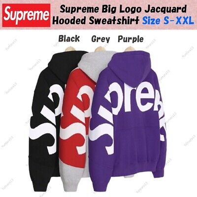 Supreme Big Logo Jacquard Hooded Sweatshirt FW23 3colors Supreme Big Logo Jacquard Hooded Sweatshirt FW23 3colors