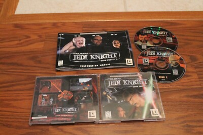 Star Wars Jedi Knight Dark Forces II (PC, 1997) CD-ROM Game with Manual