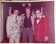 GLEN CAMPBELL—SIGNED PHOTO—Charles Portis=NORWOOD+John Wayne TRUE GRIT