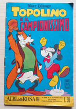 TOPOLINO e il campionissimo - ALBI DELLA ROSA 1962  Mondadori  cas