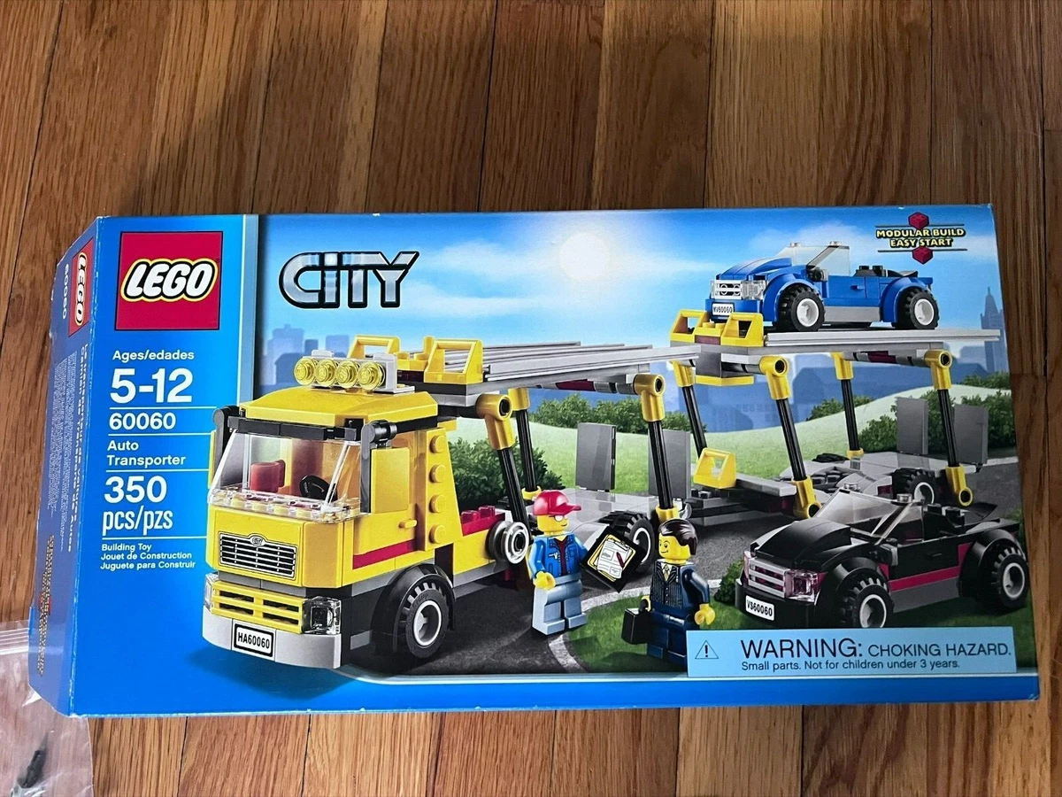 RETIRED Lego City 60060 INSTRUCTION MANUALS and BOX ONLY Auto Transporter