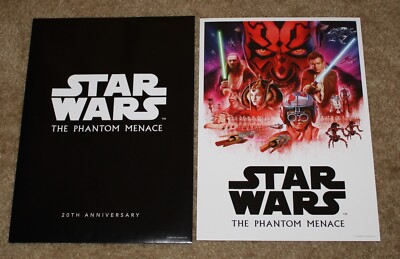 STAR WARS THE PHANTOM MENACE 20TH ANNIVERSARY LITHOGRAPH LIMITED