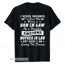 Son In Law Freaking Awesome Mother In Law Family Bond Fathers Day T-Shirt