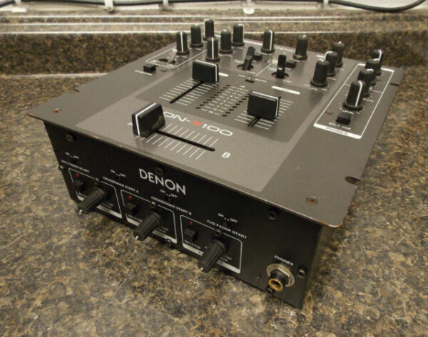 Denon Dn-x100 Compact 2 Channel DJ Battle Mixer for sale online | eBay
