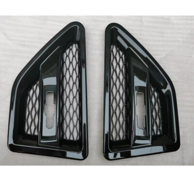 Black For 06-16 Land Rover Freelander 2 LR2 Side Fender Air Vent Grill Covers 2x