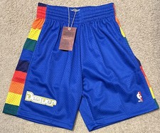 NWT Mitchell Ness NBA Denver Nuggets Swingman Shorts HWC Size Men s Small