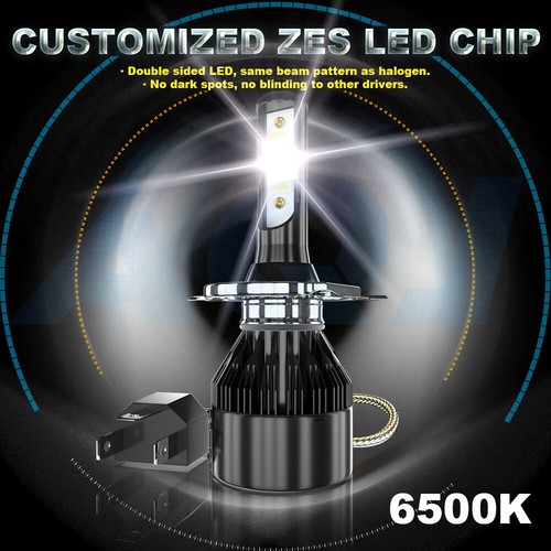 For Toyota 4Runner 1999 2000 2001 2002 - 2pc 6000K LED Headlight Bulb Hi/Lo Beam - Foto 6 di 12
