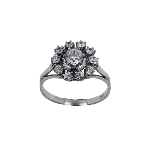 Ring 585 Gold 14 Kt Weißgold Damen Goldring Wert 610,- - Bild 9 von 9
