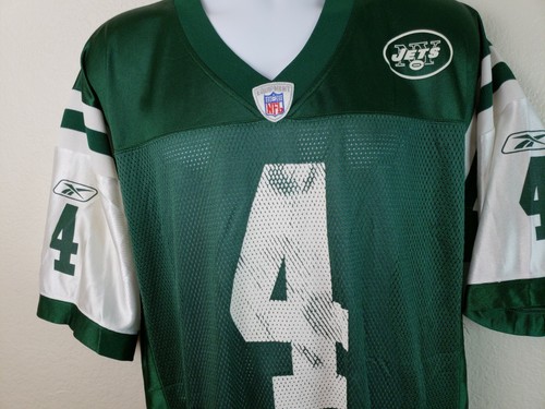Offizielles Reebok NFL New York Jets Brett Favre #4 grün Trikot Größe M kostenloser Versand! - Bild 7 von 9