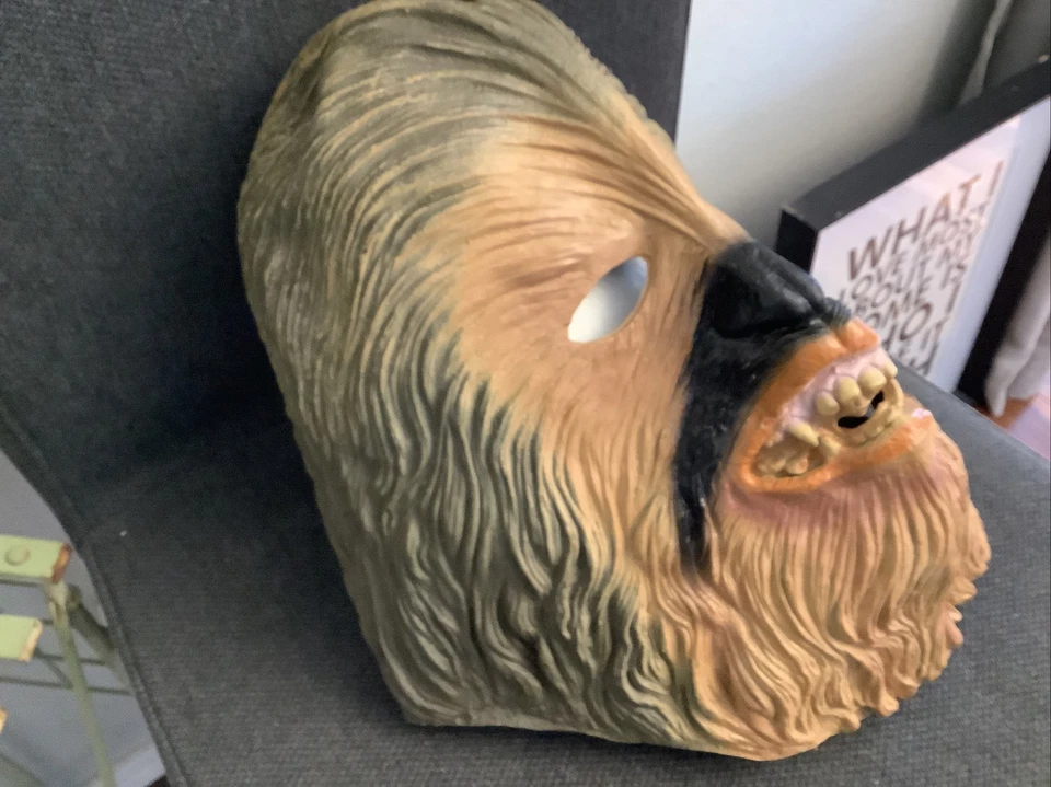 Lucas Films Star Wars Chewbacca Wookie Disfraz de Goma Máscara Rubíes Talla Adulto Foto 4 de 4