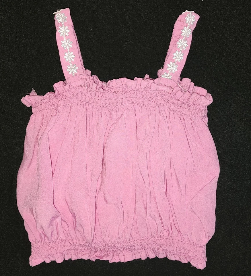 BELA & NUNI Daisy отделки верх и имбирь оборки юбка розовый комплект размер 3T - Изображение 4 из 4