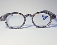 Reading Glasses Embellished w Glittering Crystals from Swarovski  Purple Crystal