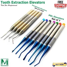 Dental PDL Ligament Periotome Instruments Atraumatic Extraction Periodontal Set