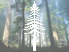 Spruce Tree - Vinyl Decal Outdoor Weatherproof