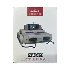 2022 Hallmark Nintendo Super NES Console Christmas Ornament - Super Mario World