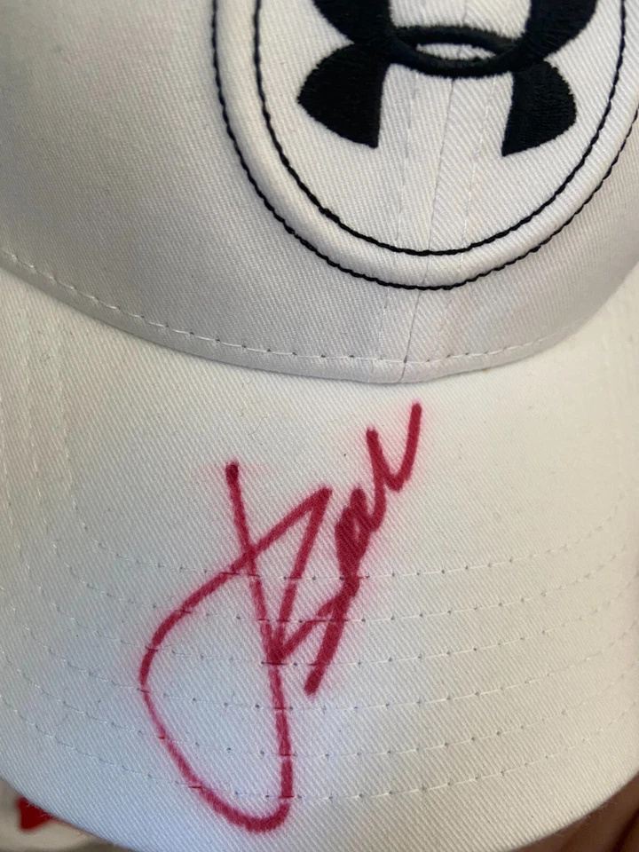 JORDAN SPIETH FIRMADO UNDER ARMOUR HAT US OPEN GOLF PGA MASTERS 2023 JSA Foto 2 de 2
