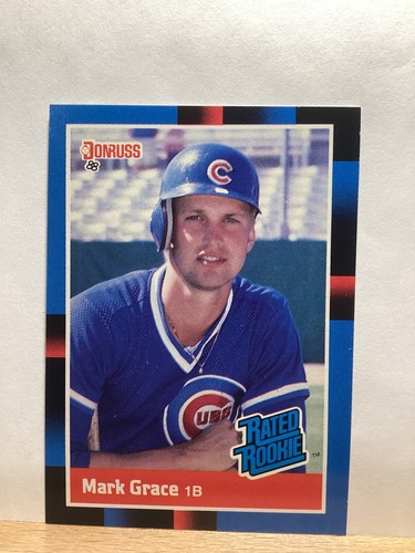 Donruss 1988 Baseball Card: Mark Grace, Chicago Cubs - Card #40